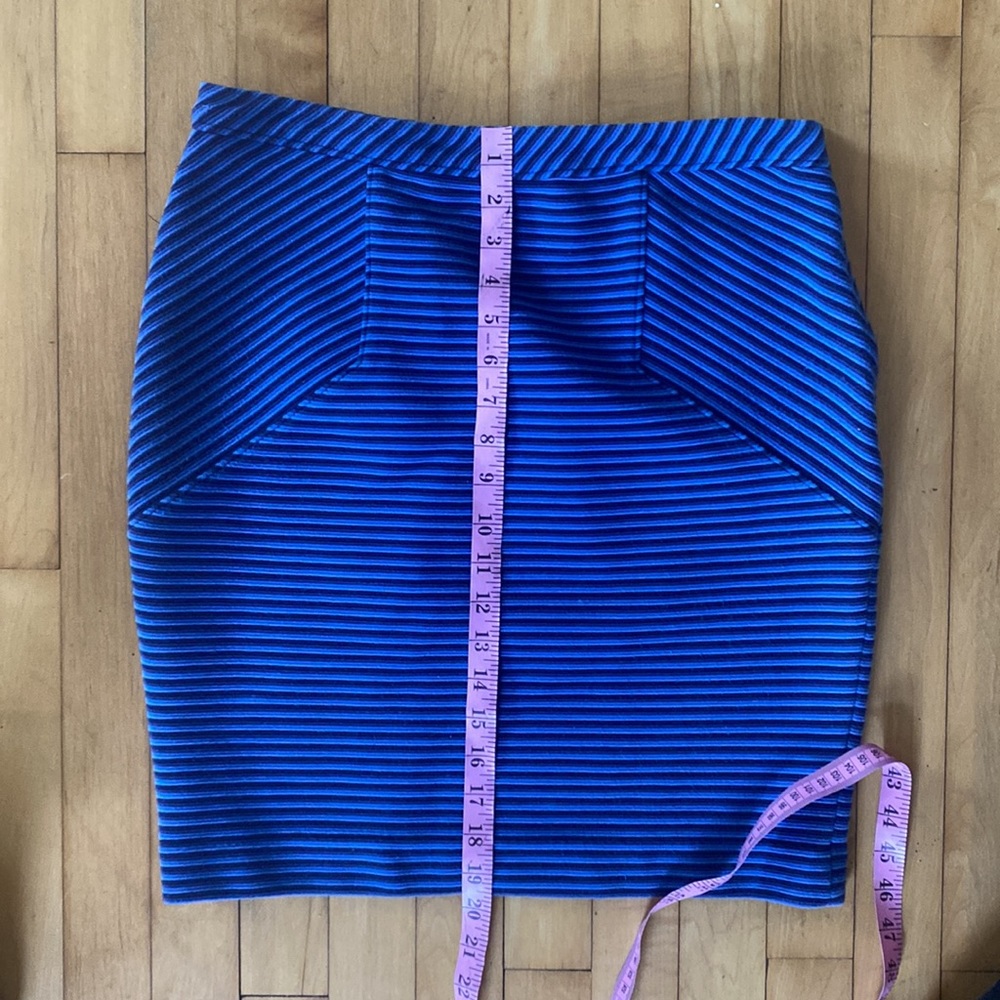 stretch striped mini skirt - Picture 7 of 7